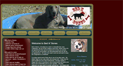 Desktop Screenshot of bednbones.com